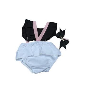 Imagem de Romper mágica macacão infantil bebê recém nascido natal mês versario T