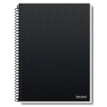 Imagem de Caderno 10 Matérias 160 Folhas Offíce Capa Dura Espiral - Pauta Branca
