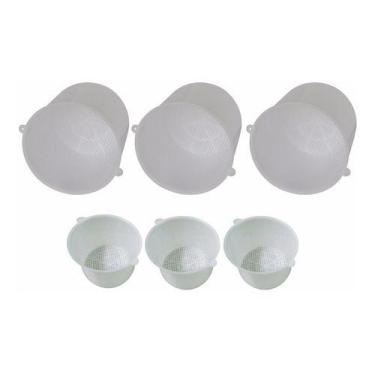 Imagem de Forma Para Queijo Frescal 500g E 1kg Polietileno (6 Unid.) - COMBO, Br