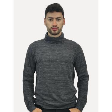 Imagem de Blusa Calvin Klein Jeans Masculina Tricot Flamê Chumbo Mescla-Masculino