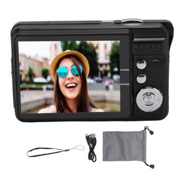 Imagem de Câmera Digital 4K de 48 MP, Foco Automático Com Zoom Automático de 8X, Tela HD de 2,7 Polegadas, Câmera Fotográfica Compacta Com Luz de Preenchimento, Câmera de Bolso de Viagem