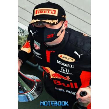 Imagem de Notebook : Max Verstappen Notebook Journal Diary For Any Occasion Gifts in Work Office, Home, School, Thankgiving Notebook #258