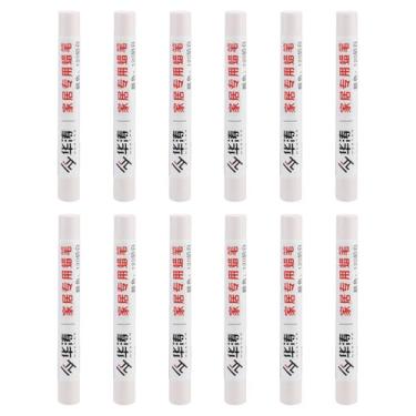 Imagem de PATIKIL Giz de cera para reparo de móveis, 12 peças de cera de madeira, gizes de cera de madeira para arranhões, piso de madeira, furos, mesas, branco creme