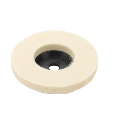 Imagem de 50/75mm Lã Polimento Roda Polimento Almofadas Moagem Disco Rebarbadora Roda Feltro Polimento Disco para Metal Mármore Vidro Cerâmica,2 polegadas,15PC