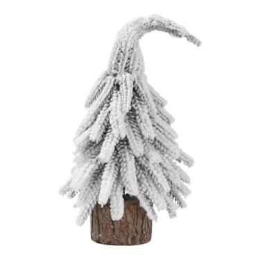 Imagem de Árvore de Natal de mesa,Árvore de Natal de mesa | Enfeite de mesa de Natal com base de | Árvores de Natal de neve para decoração de quarto de mesa interna