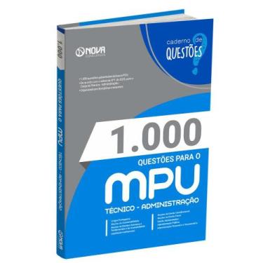 Imagem de Livro 1.000 Questões Gabaritadas para o MPU - Técnico - Administração