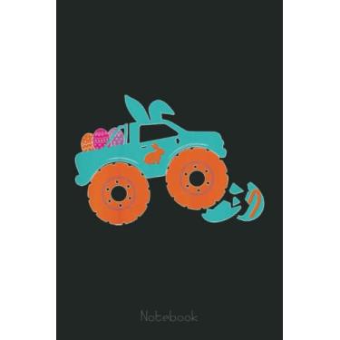 Imagem de Kids Monster Truck Easter Bunny Happy Easter Toddler Boy Kids Notebook Blanked Journal: Funny Monster Trucks Gifts for Kids Great Kids Appreciation Thank Gag Gifts for Girls Toddler Boys Dad Mom