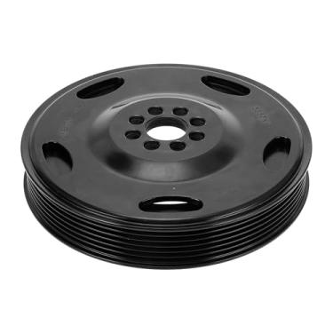 Imagem de Partuto Polia de cambota balanceadora harmônica do motor Nº 06E105251C Polia de balanceador harmônico Polia de manivela para Audi A6 2006-2013 liga de alumínio