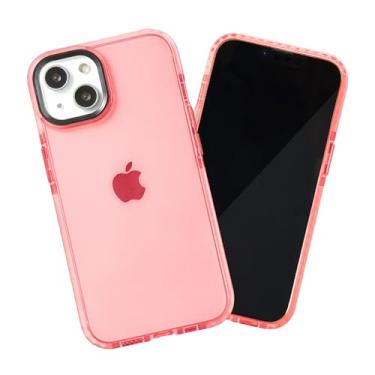 Imagem de SteepLab Capa Barrier para iPhone - Capa absorvente de impacto com proteção total do corpo e moldura elevada (pêssego rosa sutil, iPhone 13 Mini)