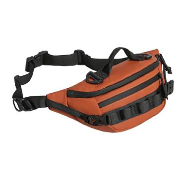 Imagem de Pochete tática para homens e mulheres, bolsa de cintura militar, bolsa utilitária para quadril, bolsa transversal para ciclismo, caminhada, pesca, Mochilas de cintura laranja para caminhadas, One Size