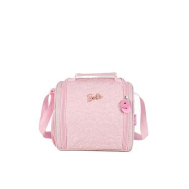 Imagem de Lancheira Térmica Barbie Donut Rosa Claro LA47713BB Luxcel Lançamento 