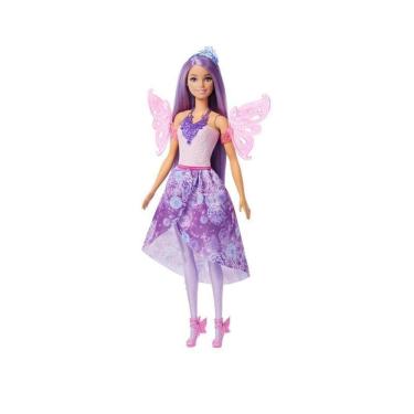 Imagem de Barbie Articulada Fada Sereia - Mattel Jcp 74