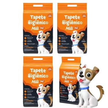 Imagem de Kit C4 Tapete Higiênico C/ 7 unidades - Mili Pet - Mili Sa