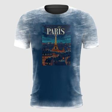 Imagem de Camiseta Noite em Paris Torre Eiffel 02 - FABRIQUETA, XG
