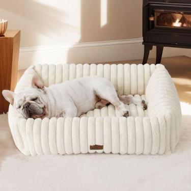 Imagem de Velo de Veludo Cotelê Lavável Bedsure para Cães de Médio Porte
