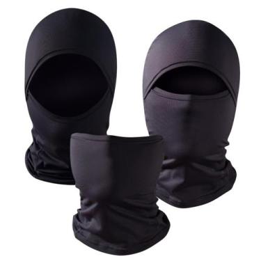 Imagem de Touca Ninja Bala Clava proteção máxima Uv50+ - Ellepsun, CHUMBO