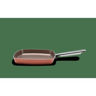 Imagem de Grill Brinox Curry Antiaderente 24 x 24 x 3,5 cm Cobre