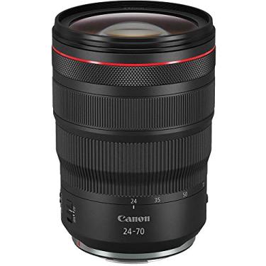 Imagem de Canon RF24-70 mm F2.8 L é lente USM, lente zoom padrão, compatível com câmeras mirrorless da série EOS R, preta