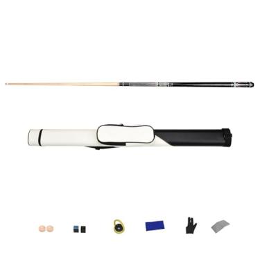 Imagem de Taco de Bilhar Premium, Feito com Madeira Durável, Construção Impecável e Design Exclusivo para Partidas Profissionais (B Tacos de bilhar e acessórios+ barril de tacos A, 12.5mm)