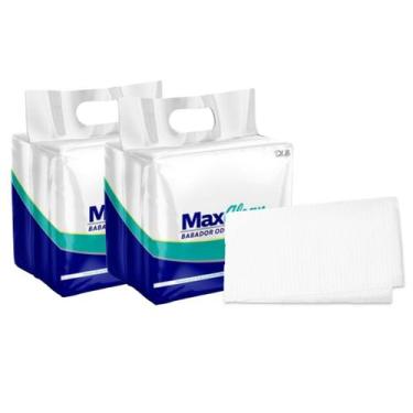 Imagem de Babador Campo Impermeável Descartável Bancada Dentista C/200 - Maxclea