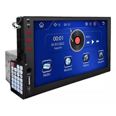 Imagem de Central Multimídia Universal Mp5 Bt 1 E 2 Din 7 Espelha Dvd