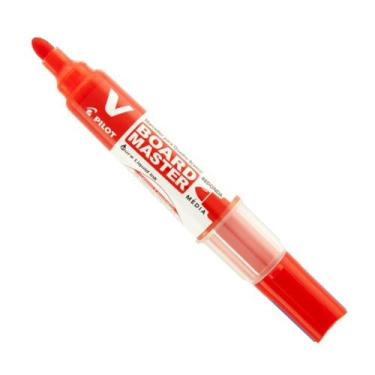 Imagem de Marcador Canetão Para Quadro Branco V-board Master Pilot, Vermelho