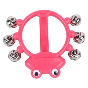 Imagem de Pretty Sounds Jingle Bell, Acompanhando o Brinquedo de Ritmo Musical para Festa, Performance, karaokê, Improviso, Handold Shaker Shaker Cedo Aprendizado (W209 Rose Red)