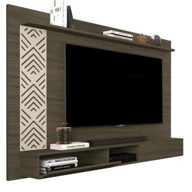 Imagem de Painel de TV Simples Roma Até 60 Polegadas Estilo Moderno Estante Hack