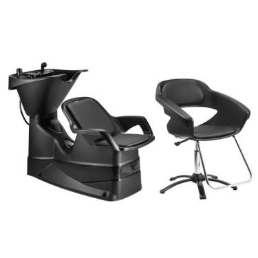 Imagem de Kit Lavatório Cabeleireiro Lavar Cabelo Salão E Barbearia Dompel