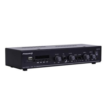 Imagem de Amplificador Receiver Frahm Slim 1600 G5 60w Rms 2 Canais p/ até 12 ca