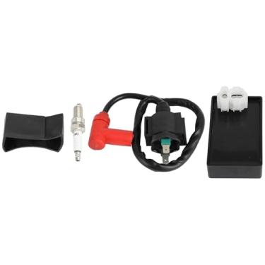 Imagem de SCITOO Bobina de ignição e vela de ignição CDI BOX para Honda Foreman 450 TRX450FE TRX450FM 2002-2004 TRX450ES 1998-2001 30410-HN0-A01