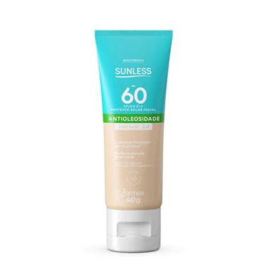Imagem de Protetor Facial Fps 60 Antioleosidade 40g - Sunless - Farmax, Base 2.0