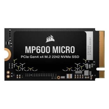 Imagem de SSD M.2 Corsair MP600 Micro 2TB Nvme PCI-Exp Gen 4, preto