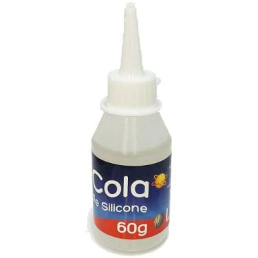 Imagem de Cola para Artesanato Silicone 60G Cristal - Caixa com 12 Unidades - VP