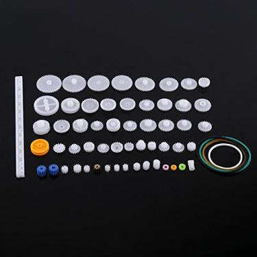 Imagem de Conjunto de Engrenagens de Plástico, Polia, Correia, Conjunto de Engrenagens de Coroa, Motor robô, Peças Diy para Fabricação de Modelos Com Produção de Tecnologia de (60 tipos de