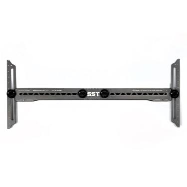 Imagem de Medidor de piso de escada SST e ferramenta de layout de prateleira | Meça com precisão a borda do material, comprimento, ângulo | Pinos de borda removíveis para transferir com precisão degraus de