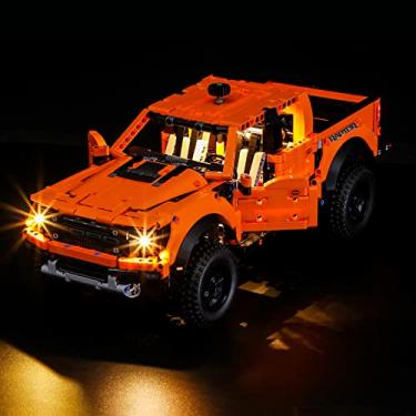Imagem de BRIKSMAX Kit de iluminação LED para Technic Ford F-150 Raptor – Compatível com Lego 42126 modelo de blocos de construção - não inclui o conjunto Lego