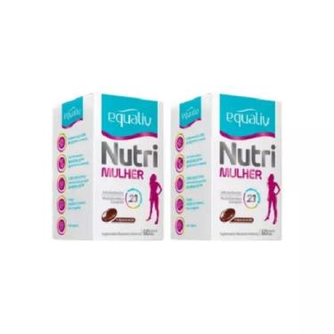 Imagem de Kit C2 Suplemento Vitamínico Nutri Mulher C60 caps  Equaliv - Equaliv 