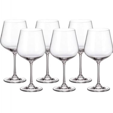 Imagem de Conjunto De Taças Para Vinho Burgundy Bohemia Strix 600ml - 6 Peças Transparente