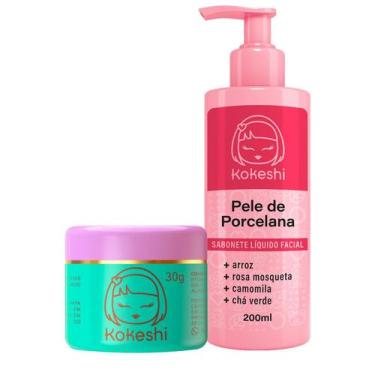 Imagem de Kit Sabonete e Hidratante Facial Pele de Porcelana Kokeshi