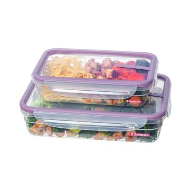 Imagem de Sanremo - Conjunto de 2 Potes Herméticos Plásticos e Tampa com Travas, Linha Freshy