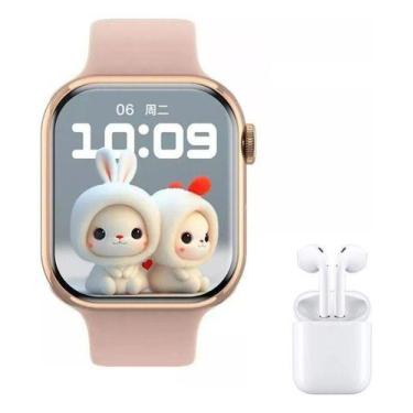 Imagem de Smart Watch 9 Prova Dagua Compativel Com  + Fone de Ouvido sem Fio  - 