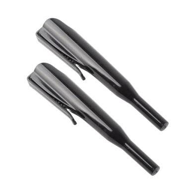 Imagem de Tampa de Lápis de Carpinteiro Nariz Comprido Era Profundo Capas de Marcadores de Madeira Com Clipe para Marceneiros (Preto)