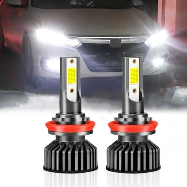 Imagem de Generic Lâmpadas De Led Para Farol Neblina Accord 2008-2015, H8/H11, 12V 120W 6000K, Branco Frio, 500% Mais Brilhante, Plug And Play, À Prova D'Água Ip68, Pacote Com 2