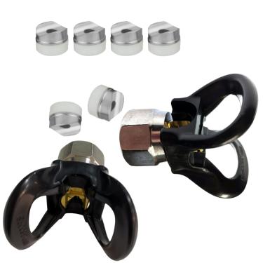 Imagem de TALSWIF Peças De Reposição Para Pistolas Pintura Airless Graco, Conjunto Bicos, 2 Unidades, 246215, Base Proteção Ponta Com Rosca Reversível 7/8"/Assentos Bico, 6 246453, Juntas Vedação