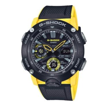Imagem de Casio G-Shock GA-2000-1A9 Relógio masculino analógico digital de carbono GA-2000, Moderno