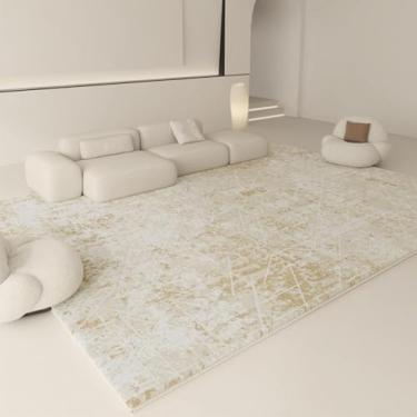 Imagem de Cama minimalista com janela saliente frontal, cobertor de cabeceira para quarto, sofá, mesa de centro, decoração para casa (100 x 150 cm (3,3 x 4,9 pés/FSXB antiderrapante 6)