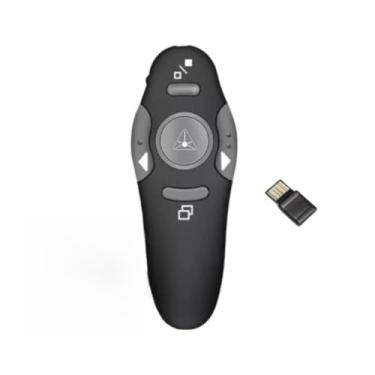 Imagem de Apresentador Slide Pointer Sem Fio USB Controle Remoto Passador PowerPoint Laser Portátil Receptor PC