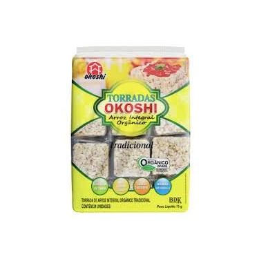 Imagem de Torrada de Arroz Orgânico Okoshi Tradicional, 75g