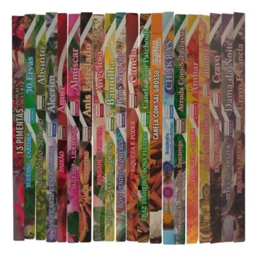 Imagem de Kit 25 Caixas Incenso Darshan Indiano Melhores Aromas Sortidos